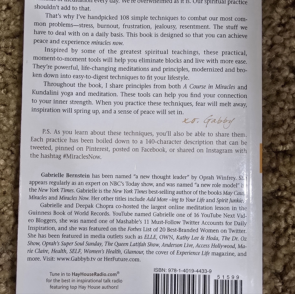 Miracles Now Book - Picture 2 of 3